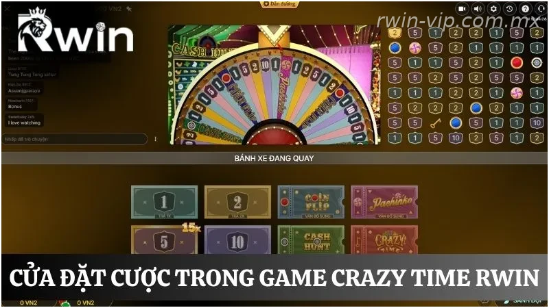 Các cửa cược Crazy Time
